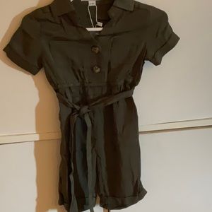 Bailey’s blossoms brand – jumpsuit – new – olive